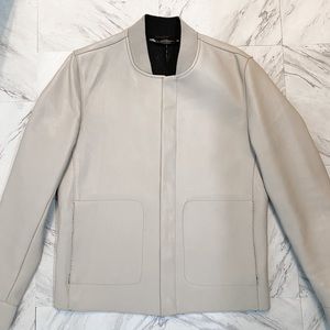 Zara men leather jacket